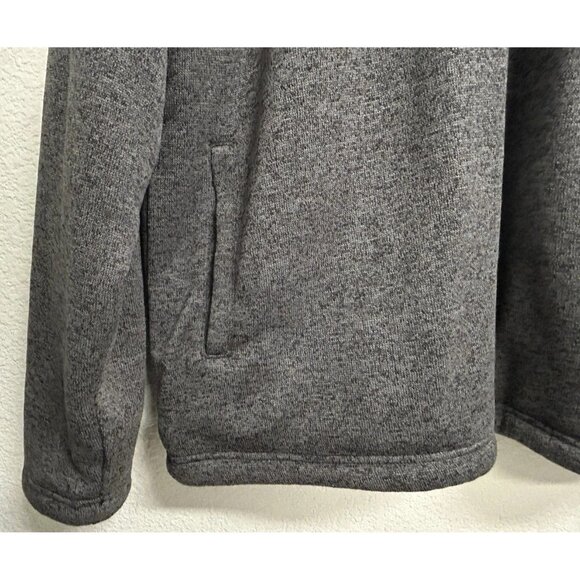 Orvis Men’s Quarter Zip Sherpa Lined Pullover Sweater XL Outdoor Gray - Picture 5 of 12